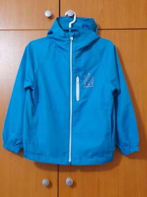 Παιδικό αντιανεμικό μπουφάν Zara Kids σαν καινούργιο, τιρκουάζ, μέγεθος 10 ετών
