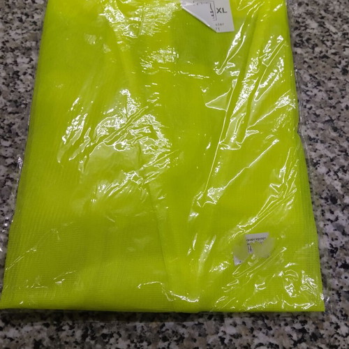 High-Visibility Work Vest XL with Reflective Stripes new