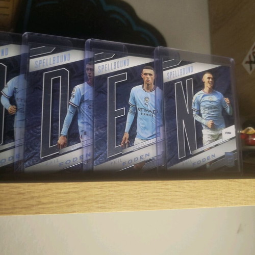 Phil Foden Elite Donruss Spellbound cards like new, complete set of 5