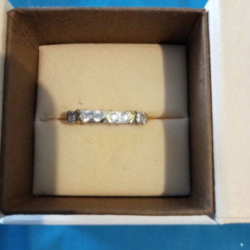 Tiffany design silver ring size 57 new