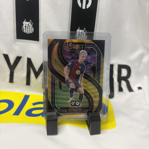 Dani Olmo Gold Wave 2025-26 Panini Select La Liga card like new