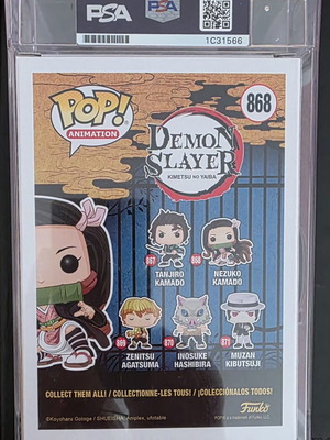 Funko Pop Nezuko signed authenticated