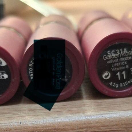 Golden Rose lipstick like new, shades of fuchsia and red