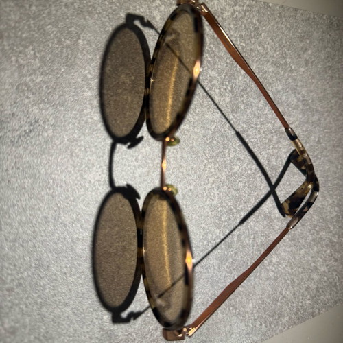 Diesel round sunglasses like new, brown