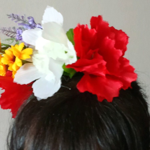 Handmade diadem and prochelnik set new, folk motifs