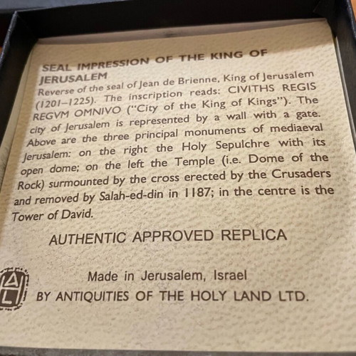 Press papier collectible museum piece new from Jerusalem museum
