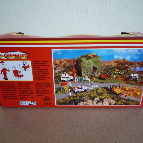 Majorette Majocar Helicopter new with figures