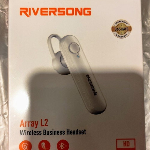 Riversong Array L2 Earbud Bluetooth Handsfree White New