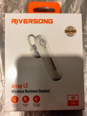 Riversong Array L2 Earbud Bluetooth Handsfree White New