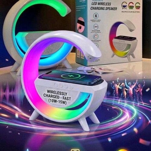 G-Style Smart Ηχείο Καινούργιο με Φωτιζόμενο Ασύρματο Φορτιστή