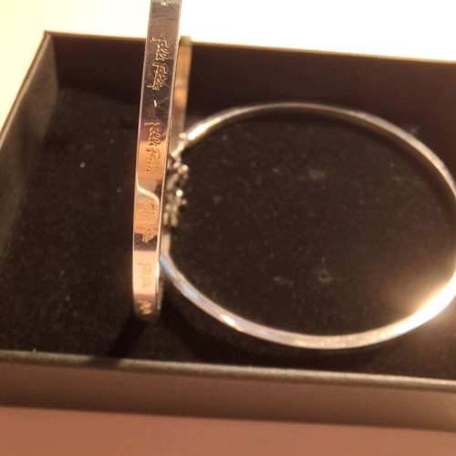 Folli Follie silver hoop earrings like new, large 6cm