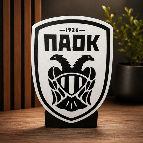 PAOK 3D lamp decorative logo custom made