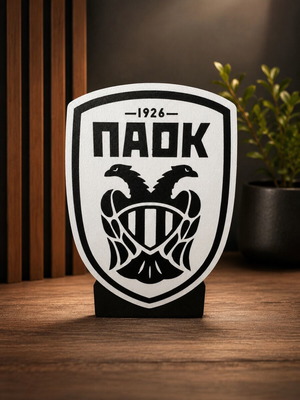 PAOK 3D lamp decorative logo custom made