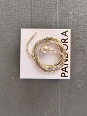 Pandora snake necklace 45 cm like new, silver