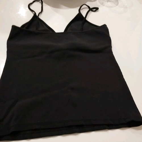 Zara black elastic bustier like new