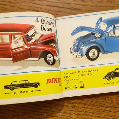 Dinky Toys 1968 Catalog used, 160 pages with cars and planes