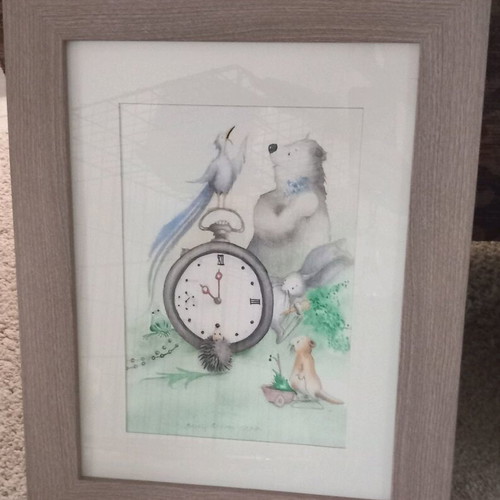 Children's watercolor painting new, authentic artwork