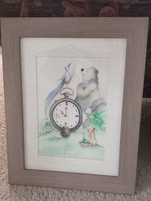 Children's watercolor painting new, authentic artwork