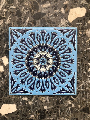 Rodian Handmade Ceramic Tile like new, 15x15cm