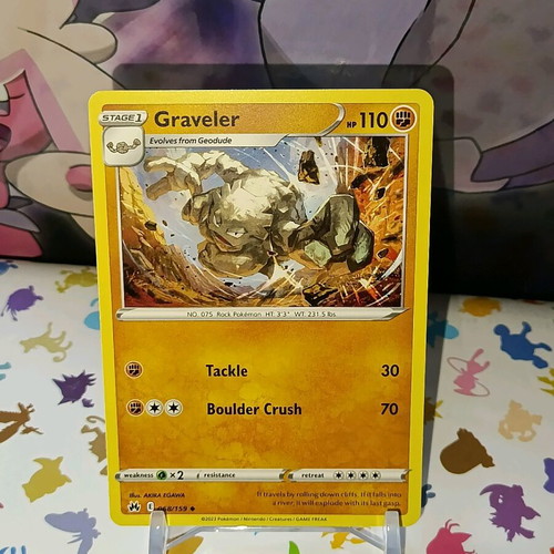 Graveler Pokemon Card Crown Zenith singles like new