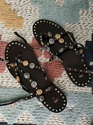 Leather sandals