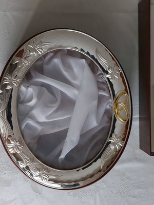 Silver 925 Stefanochiki new with embossed rings and flowers