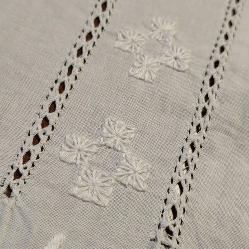 Handmade tablecloth like new 165x300