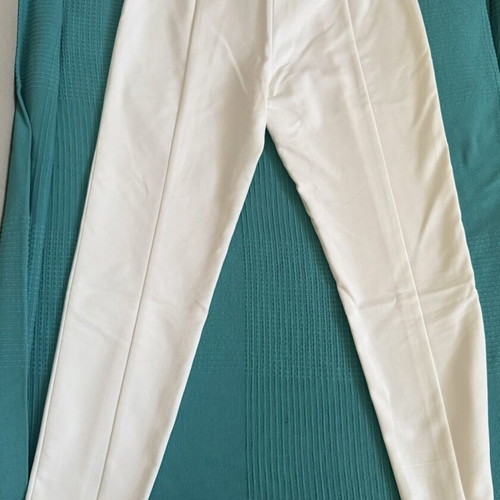Mango fitted pants like new, size L 40 12, white