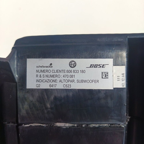Bose sound system for Alfa Romeo GT and 147 like new