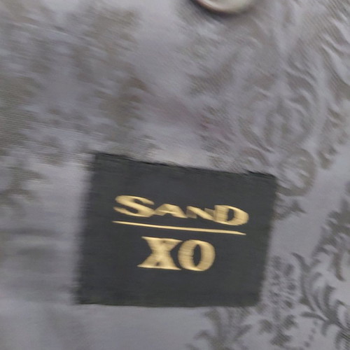 Sand men's suit used, gray, size XL, Italian fabric Lanificio T.G. di Fabio