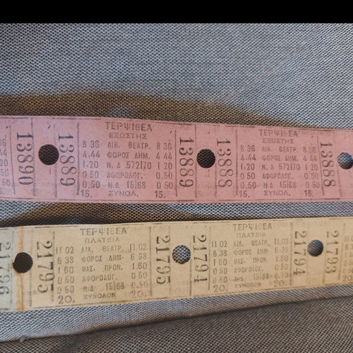 Vintage cinema ticket machine model AJ160 used, 2-way dispenser