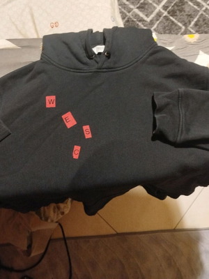 Wesc hoodie sweatshirt XL like new, black and red