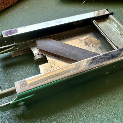 Allegro 1940s Razor Blade Sharpener vintage, used, made in Switzerland