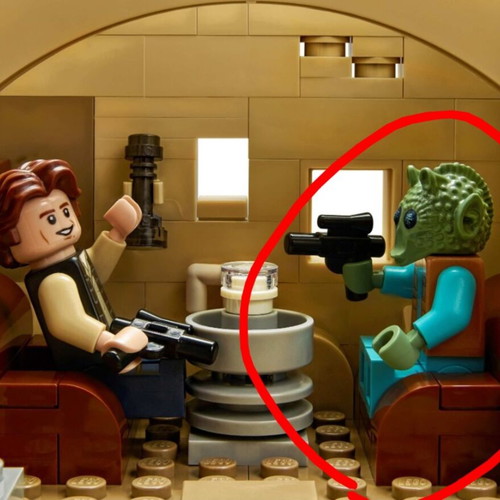 Lego Star Wars Mos Eisley Cantina 75290 Greedo minifigure new