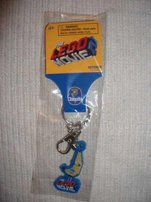 Chiquita Lego Movie 2-2019 Warner Bross keychain new, sealed packaging