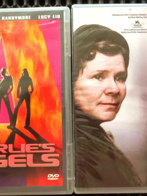 Charlie's Angels and Vera Drake DVDs used, foreign cinema