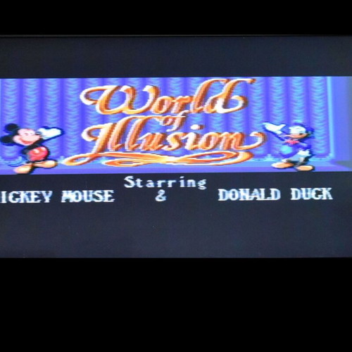World of Illusion Sega Mega Drive game used, platformer