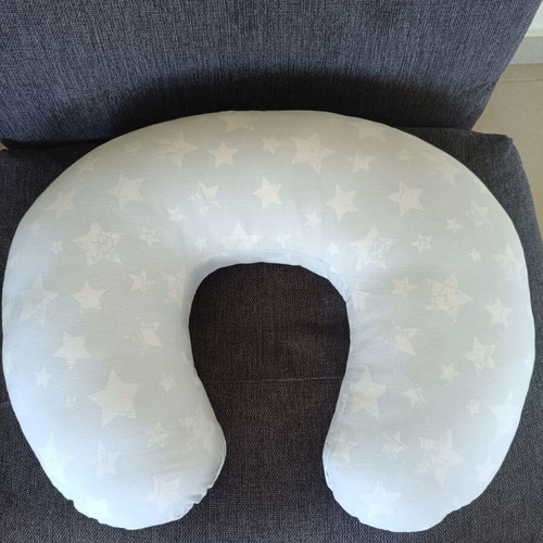 Lorelli Nursing Pillow used, light blue with white stars