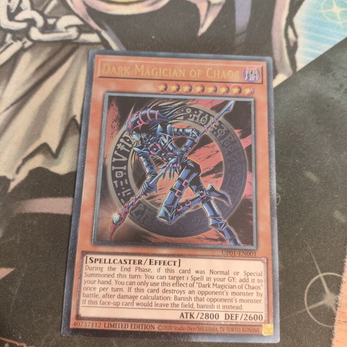 Dark Magician of Chaos Yu-Gi-Oh card UP01 edition