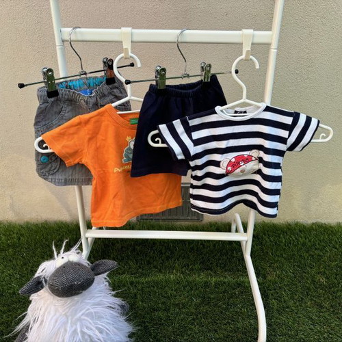 Summer clothing set pack of 4 used for 3-month-old boy Benetton