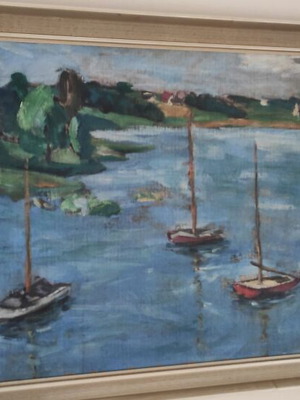 Sea Painting Like New, Old Work from Czechia