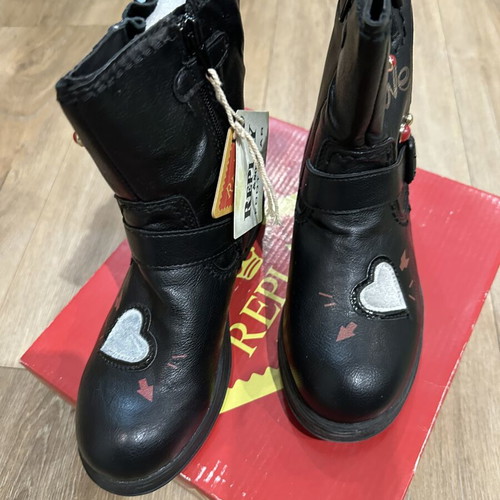Replay children's leather boots size 35, new