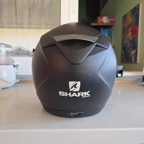 Shark S900 full-face helmet like new, matte black, size XS