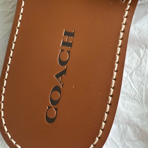 Coach women's leather sandals new, black and brown, size 37