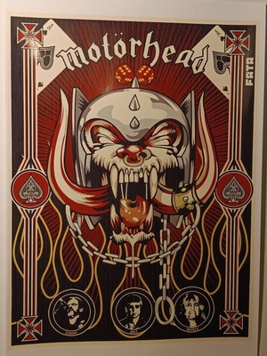 Motorhead A4 poster