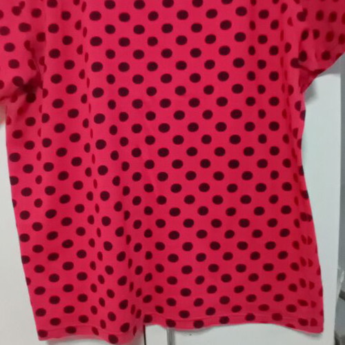 Women's polka dot blouse 2XL made in Greece, 100% cotton, new