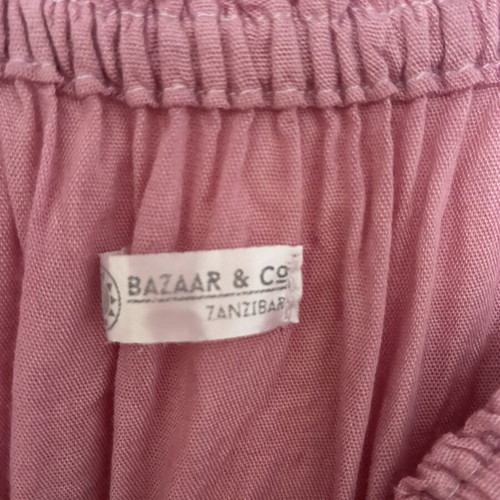 Tie Dye Pink Boho Mini Dress with Bell Sleeves, Like New