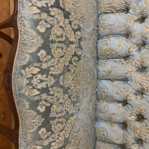 Classic vintage three-seater sofa