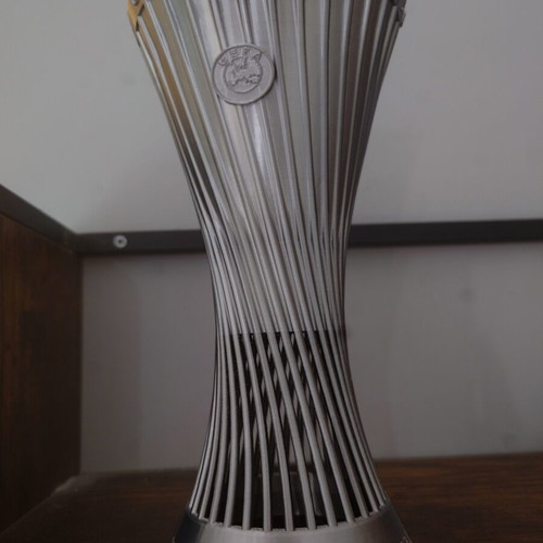 Olympiacos Conference 3D Trophy new, silver 22 cm