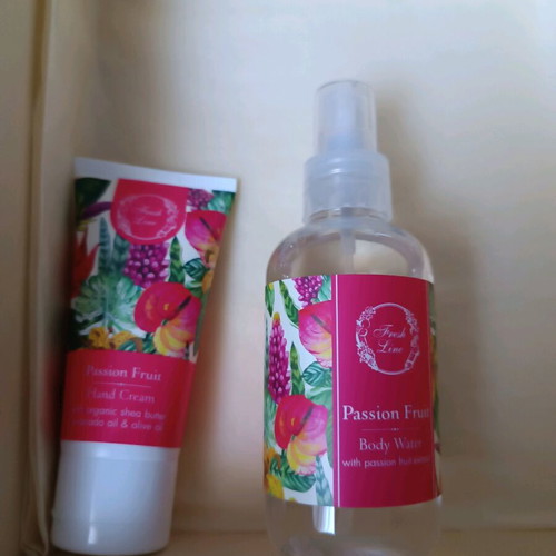 Fresh Line Passion Fruit set new, hand cream and body mist